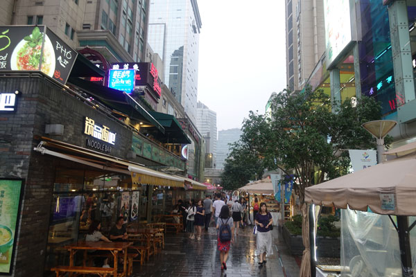 Shanghai Sehenswürdigkeiten Food Street West Nanjing Road 1