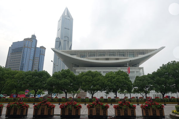Shanghai Grand Theatre Shanghai Sehenswürdigkeiten Peoples Square 1
