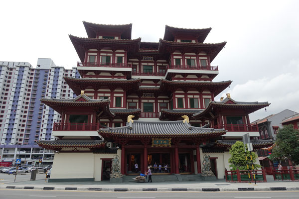 Singapur Sehenswürdigkeiten Chinatown Buddha Tooth Relic Temple 1