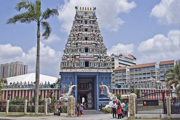 Singapur Sehenswürdigkeiten indisches Viertel Sri Srinivasa Permual Tempel