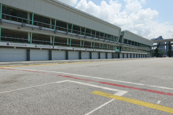 Singapur Sehenswürdigkeiten Marina Bay Formel 1 Strecke 1