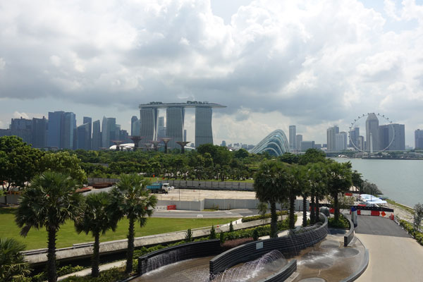 Singapur Sehenswürdigkeiten Marina Bay Gardens by the Bay Marina Barrage 1