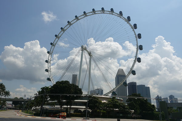 Singapur Sehenswürdigkeiten Marina Bay Singapur Flyer 1