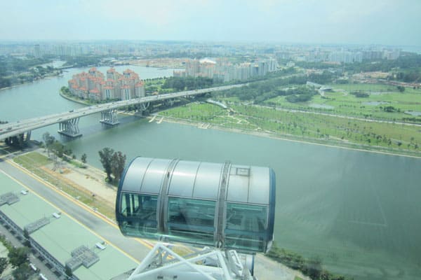 Singapur Sehenswürdigkeiten Marina Bay Singapur Flyer 3