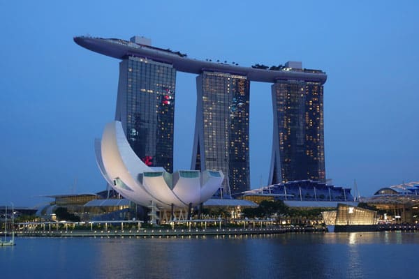 Singapur Sehenswürdigkeiten Skydeck Marina Bay 3