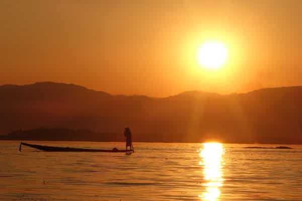 Sonnenuntergang Inle Lake 1