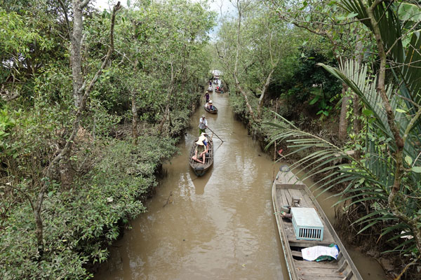 Tagestour Mekong Delta und Cai Be Floating Market Sampanfahrt 3