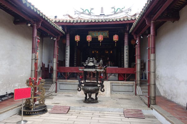 Tainan Sehenswürdigkeiten Sacrificial Rites Martial Tempel 2