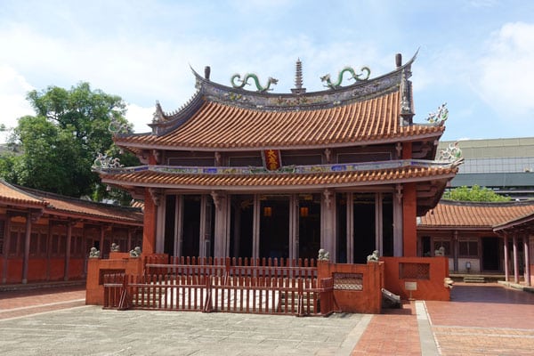 Tainan Sehenswürdigkeiten Tainan Confucius Tempel 2