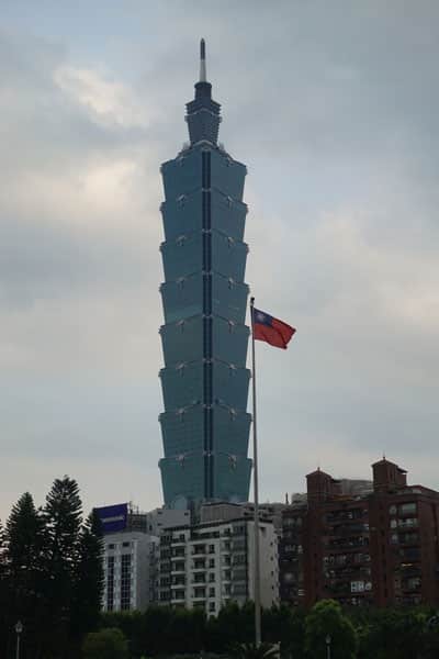 Aufgenommen bei der Sun Yat-sen Memorial Hall Taipei Sehenswürdigkeiten Taipei 101 Tower 2