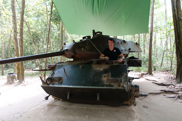 Tour Cu Chi Tunnel Saigon Kriegsrelikte 1