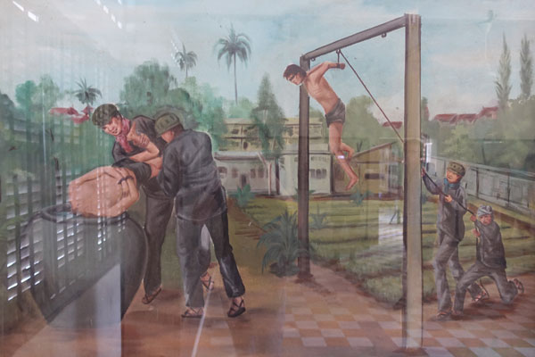 Tuol Sleng Museum Sicherheitsgefängnis S 21 Bild Galgen