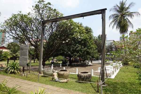 Tuol Sleng Museum Sicherheitsgefängnis S 21 Galgen