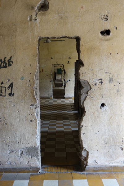 Tuol Sleng Museum Sicherheitsgefängnis S 21 Gebäude 3 Durchbruch