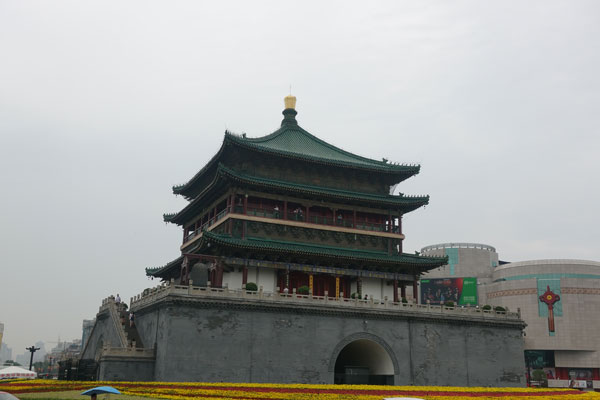 Xi An Sehenswürdigkeiten Bell Tower Glockenturm 1