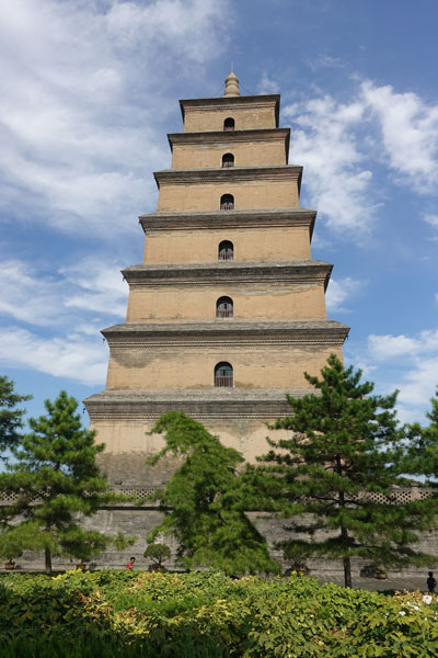 Xi An Sehenswürdigkeiten Big Wild Goose Pagoda Große Wildgans Pagode 2