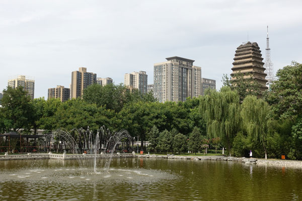 Xian Sehenswürdigkeiten Little Wild Goose Pagoda 3