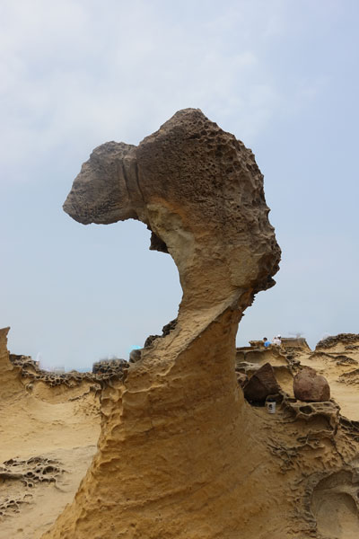 Little Princess Rock Yehliu Geopark Tagesausflug von Taipeh Figuren erster Abschnitt Little Princess Rock