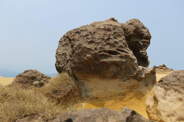 Gorilla Rock Yehliu Geopark Tagesausflug von Taipeh Figuren zweiter Abschnitt Gorilla Rock