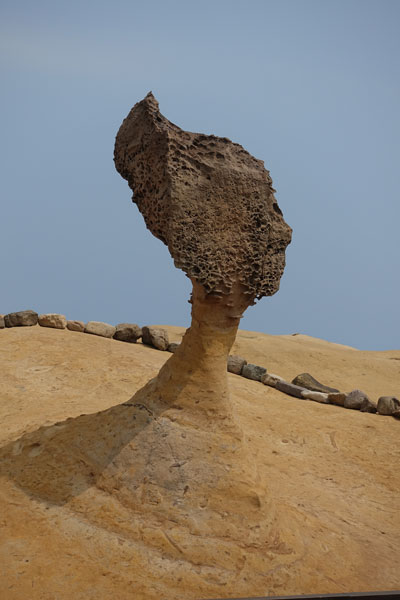 Queens Head Yehliu Geopark Tagesausflug von Taipeh Figuren zweiter Abschnitt Queens Head