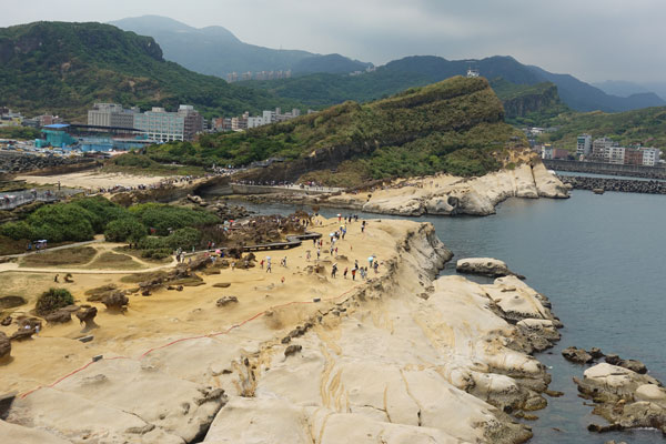 Yehliu Geopark Tagesausflug von Taipeh Überblick über die Anlage 1