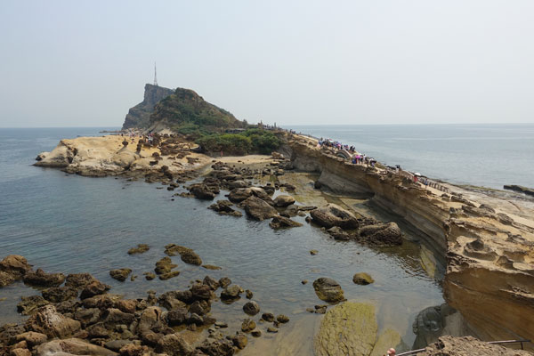 Yehliu Geopark Tagesausflug von Taipeh Überblick über die Anlage 2