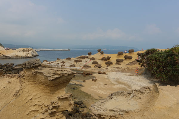 Yehliu Geopark Tagesausflug von Taipeh Überblick über die Anlage 3
