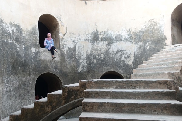Yogyakarta Sehenswürdigkeiten Taman Sari Wasserschloss unterirdische Moschee 3